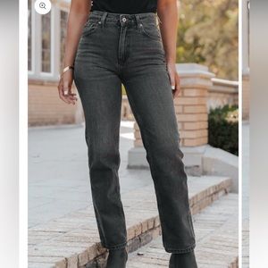 Free People Jeans High Waisted Straight Jeans NWT Size 28 Pacifica